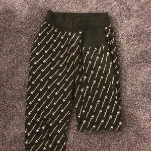 Reverse Weave Green Champion Joggers